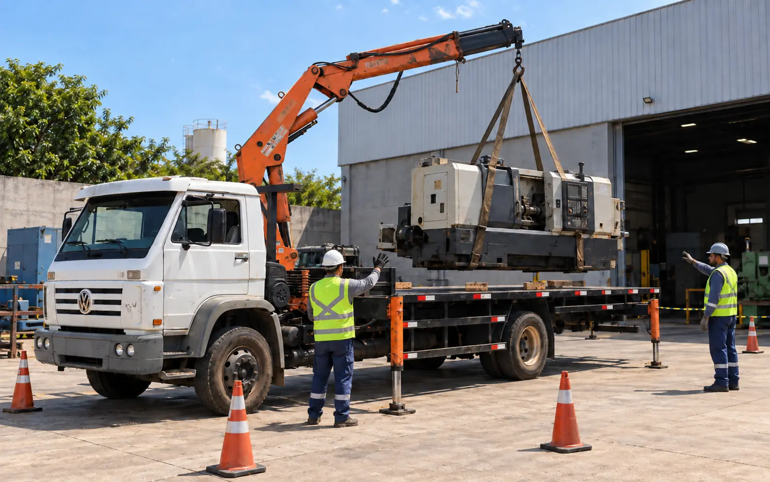 Transporte de máquinas em Goiânia